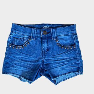 PINC PREMIUM CUT-OFF SHORTS WITH STUDS GIRLS SIZE 10